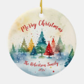 カラフル松 セラミックオーナメント (裏面)