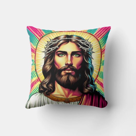 カラフル枕！ クッション (裏面)