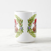 カラフル林が飛びカタツムリ コーヒーマグカップ (中央)