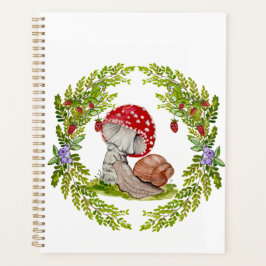 カラフル林が飛びカタツムリ プランナー手帳