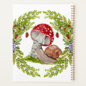 カラフル林が飛びカタツムリ プランナー手帳 (裏面)