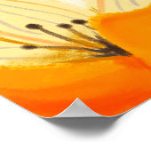 カラフル林フローラオリジナルデジ絵画タル ポスター (角)