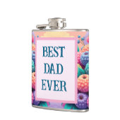 カラフル果実と最高のパパ フラスク (左)