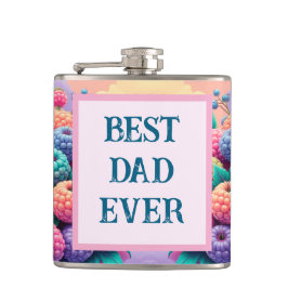 カラフル果実と最高のパパ フラスク