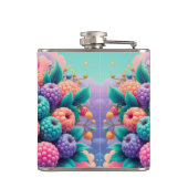 カラフル果実と最高のパパ フラスク (裏面)