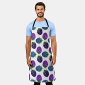 カラフル果実：数々の色のシームレスパターン。 エプロン (着用した状態)