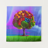 カラフル果樹 タペストリー (正面)