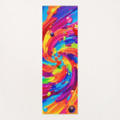 カラフル果渦 ヨガマット (正面)