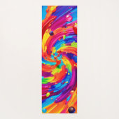 カラフル果渦 ヨガマット (裏面)