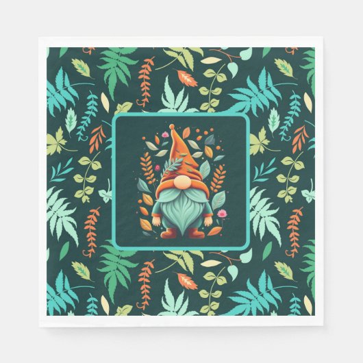 カラフル格言と落下離れ スタンダードランチョンナプキン (正面)