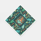 カラフル格言と落下離れ スタンダードランチョンナプキン (角)