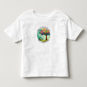 カラフル棒つきキャンデーツリーチャイルドトドラーTシャツ トドラーTシャツ