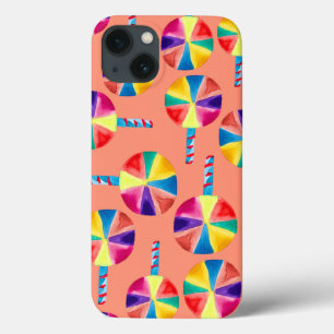カラフル棒つきキャンデー iPhone 13ケース