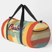 カラフル植物鮮やか文字デザイン ダッフルバッグ (右コーナー)