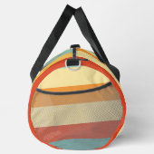 カラフル植物鮮やか文字デザイン ダッフルバッグ (右)