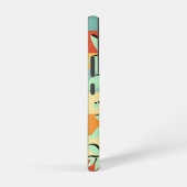 カラフル植物鮮やか文字デザイン SAMSUNG GALAXYケース (右側面)