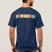 カラフル植物鮮やか文字デザイン Tシャツ (裏面)