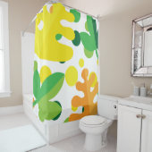 カラフル植物 シャワーカーテン (インサイチュ)