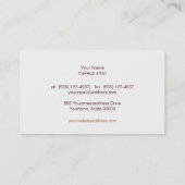 カラフル楽しい紙吹雪イベントメイクアップアーティストサロン 名刺 (裏面)