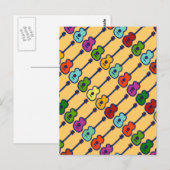 カラフル楽器 ポストカード (正面/裏面)