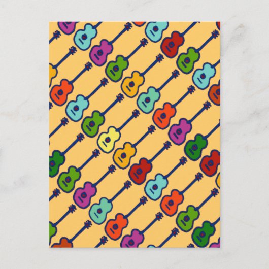 カラフル楽器 ポストカード (正面)