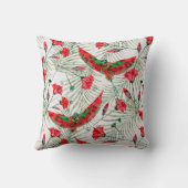 カラフル楽園のスタイリッシュ鳥 クッション (裏面)