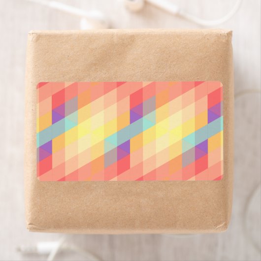 カラフル模様 ラベル (インサイチュ)