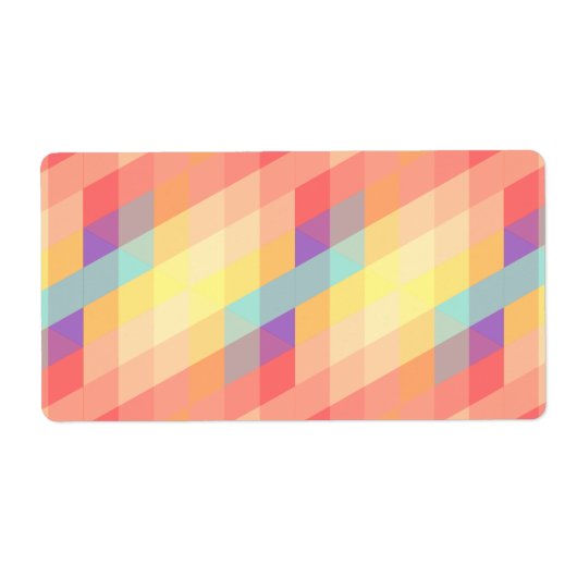 カラフル模様 ラベル (正面)