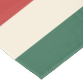 カラフル横ストライプ テーブルクロス (アングル)
