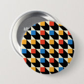 カラフル正方形ボタン 缶バッジ (正面&裏面)