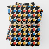 カラフル正方形ラッピング紙 ラッピングペーパーシート (インサイチュ)