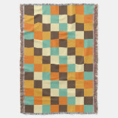 カラフル正方形05 スローブランケット (正面縦)