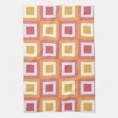 カラフル正方形 キッチンタオル (縦)