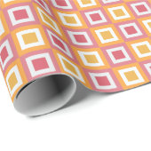 カラフル正方形 ラッピングペーパー (ロールコーナー)