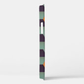 カラフル正方形、レトロ幾何学模様。 Case-Mate iPhoneケース (裏面 / 右)