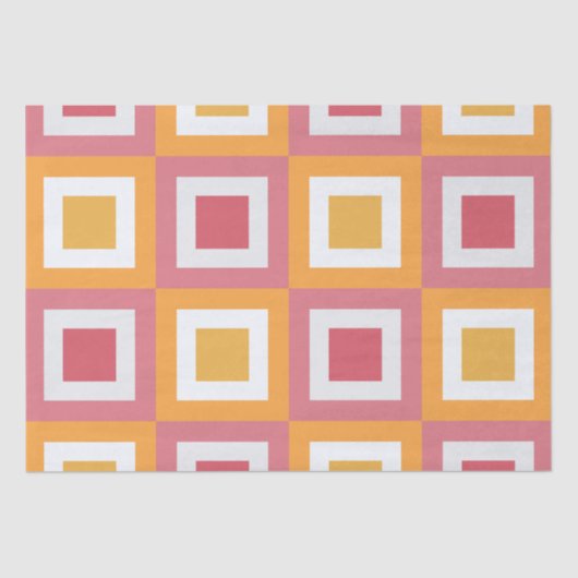 カラフル正方形 薄葉紙 (正面)