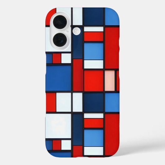 カラフル正方形 Case-Mate iPhoneケース (裏面)