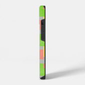 カラフル正方形 iPhoneケース (左側面)