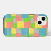 カラフル正方形 iPhoneケース (裏面横)