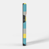 カラフル正方形 iPhoneケース (右側面)
