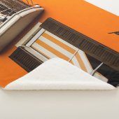 カラフル正面及び窓 シェルパブランケット (3/4)