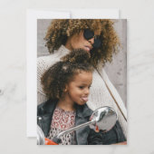 カラフル母の日の写真 カード (裏面)