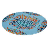 「カラフル毎日が新しいスタートだやる気を起こさせる」 カッティングボード (角)