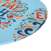 「カラフル毎日が新しいスタートだやる気を起こさせる」 カッティングボード (角)