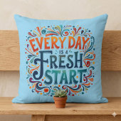 「カラフル毎日が新しいスタートだやる気を起こさせる」 クッション