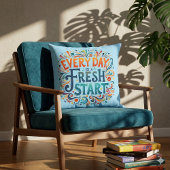 「カラフル毎日が新しいスタートだやる気を起こさせる」 クッション