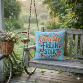 「カラフル毎日が新しいスタートだやる気を起こさせる」 クッション