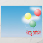 カラフル気球 チラシ (正面)