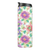 カラフル水が熱帯の花を彩る タンブラー (回転右)