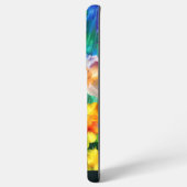 カラフル水パーソナライズされた彩花アート SAMSUNG GALAXYケース (左側面)